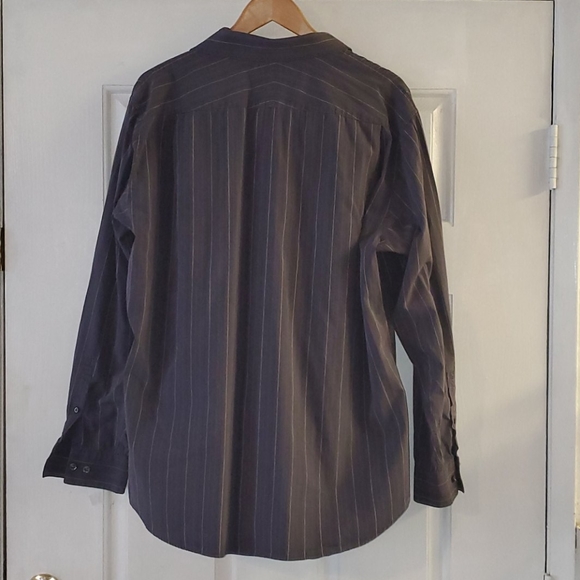 APT. 9 Gray Long Sleeve Button Shirt SZ XL - Picture 2 of 3